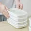 Luckyew Hộp Đựng Thực Phẩm Lạnh Có Nắp Hộp Bảo Quản Thịt Cá Rau Củ Nhiều Lớp Tươi Keeper TQ