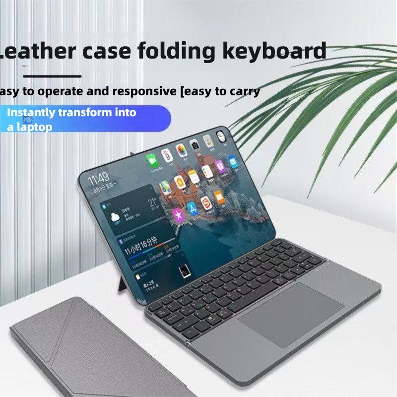 Bàn phím Bluetooth gấp Touchpad Bàn phím gấp khung từ tính