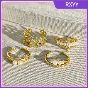 Nhẫn mở bướm hoa rỗng sang trọng nhẹ nhàng Nhẫn nữ thời trang phù hợp