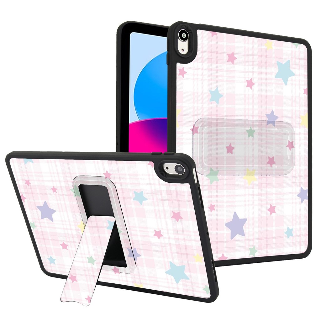 Vỏ Cứng Mờ Đứng Tuya Sóc Họa Tiết Cho IPad Mini 4 5 6 7 8 9 10 11 12 A16 A19 A17Pro A17 Pro Air 2 3 4 5 6 7 8 10.9 "10.2" Pro11 Pro122.9 Air M2 M3 M4 M5