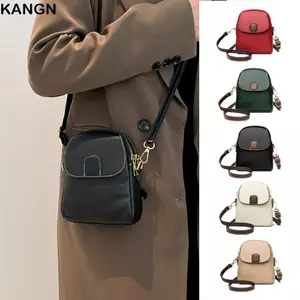 Túi đeo chéo KANGN, Túi đeo vai Mini bằng da, Túi đựng điện thoại di động thông thường chất lượng cao dành cho nữ