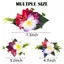 Chân tóc hoa Hawaii PYCOU, Kẹp tóc hoa Boho ngọt ngào tươi, Móng vuốt tóc hoa nhân tạo thời trang Đa năng Frangipani Kẹp mỏ vịt Đạo cụ ảnh cho kỳ nghỉ