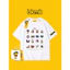 BKMK Tide Loose Flow 100% Cotton Cao Cấp Áo Thun Nữ Tay Ngắn Nam Mùa Hè Mới In Hoạt Hình 0519