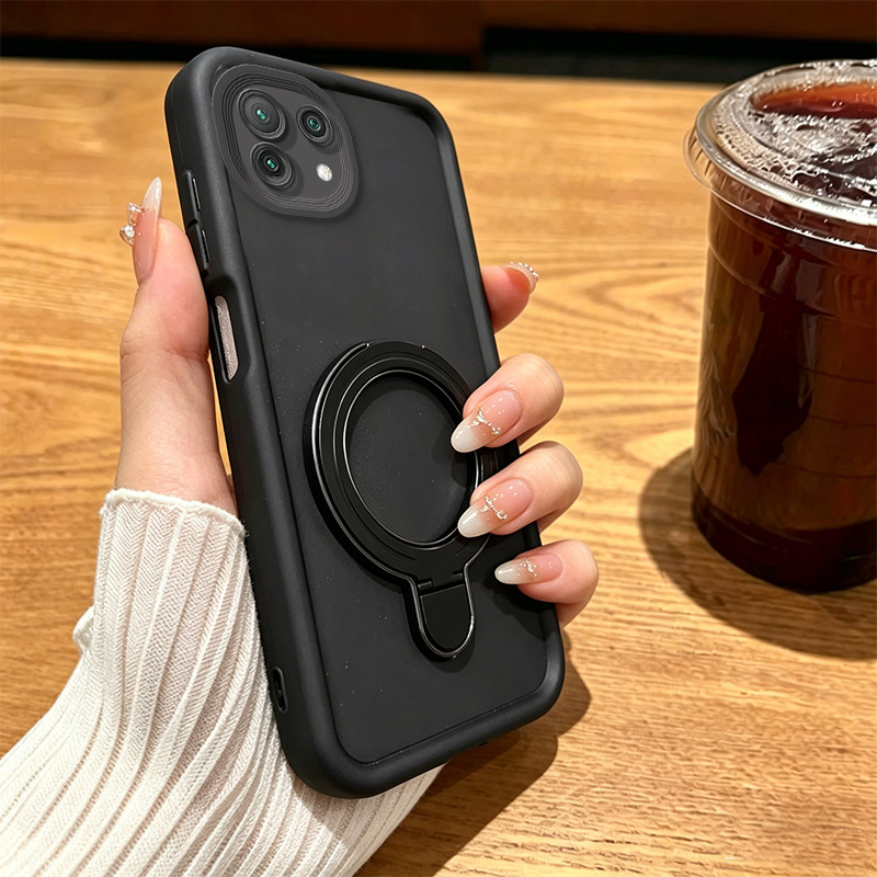 Ốp Lưng Cho Xiaomi mi 11 Lite Xiaomi 11t pro Xiaomi 11 Lite 5g ne Vỏ Điện Thoại Lo Âu Vỏ Mềm Chống Sốc Thiết Kế Mới Thẩm Mỹ Có Giá Đỡ Cho Bé Trai Đen JTUZJ1