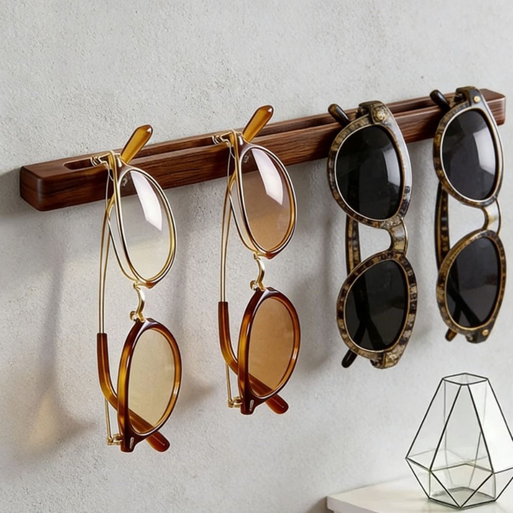 Giá treo kính râm TRACELIOIAN, giá để đồ kính mắt treo tường, giá đỡ trưng bày chống mất, không cần khoan, phong cách hiện đại, phòng ngủ