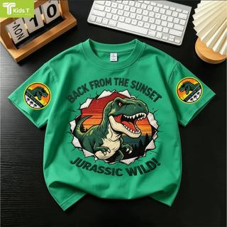 COD✅ (Hồ Chí Minh)Kids T Mall Áo phông tay ngắn In hình hoạt hình Áo Kiểu rộng và ấn tượng Trẻ em thời trang #VN611