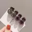 PNPIA- 2 / 4 Mini Tròn Kim Cương Giả Tóc Móng Vuốt Retro Zircon Nữ Cô Gái Vuốt Kẹp Tóc Nhỏ Kẹp Tóc Cua Bé Gái Phụ Kiện Tóc ﻿