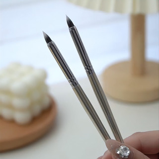 Bàn chải che khuyết điểm GUOXIAONIU Bàn chải che khuyết điểm côn Bàn chải trang điểm viên đạn làm sáng chính xác