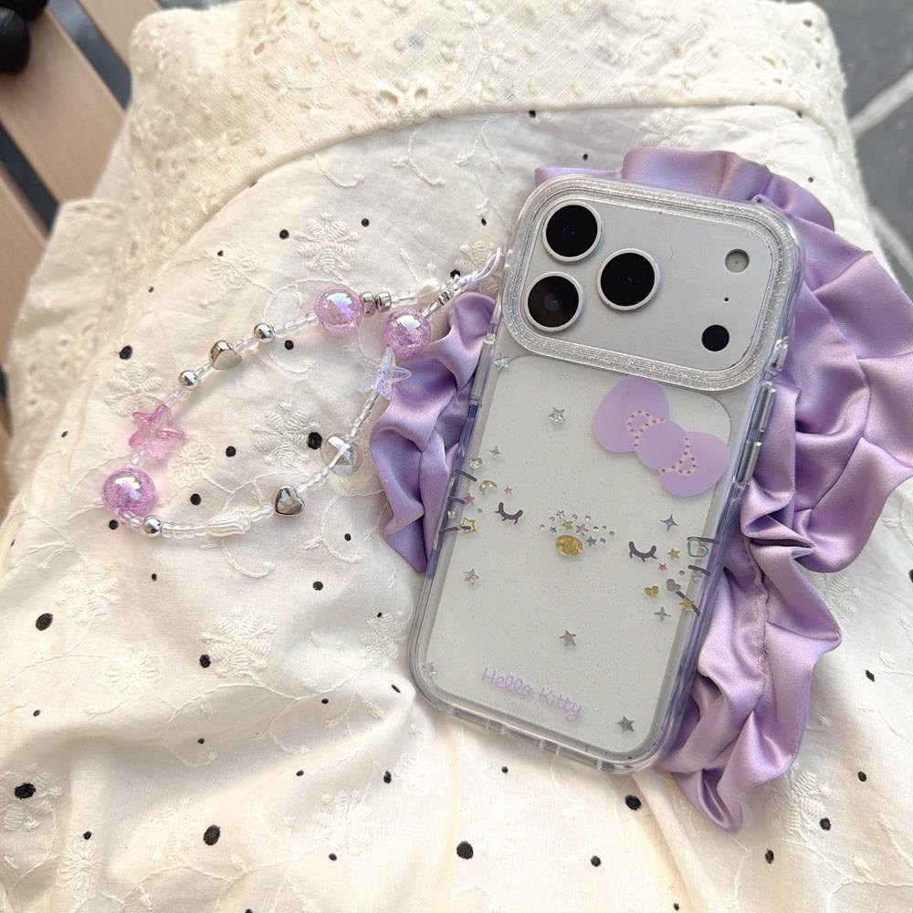Ốp lưng cứng trong suốt Tương thích với iPhone 13 14 14Pro 14ProMax 15 15Pro 15ProMax 16 16Pro 16ProMax 17 17Pro 17ProMax Ốp họa tiết màu tím