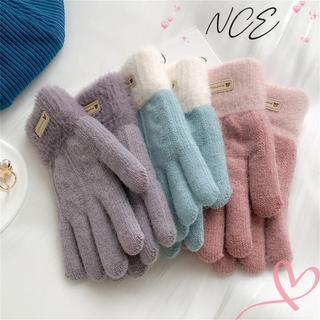 Găng tay dệt kim NCE ấm áp, dùng được với màn hình cảm ứng, phù hợp chống gió lạnh hàng ngày cho cả nam và nữ