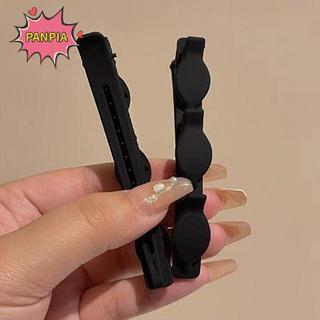 [PNPIA] Kẹp Tóc Màu Trơn Phong Cách Hàn Quốc Cắt Tóc Nổ Kẹp Trán Đổ Barrettes Phụ Kiện Tóc VN