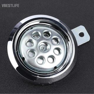 VBESTLIFE Còi xe máy Acouto Universal 105dB 12V 85mm Bạc Chrome Metal