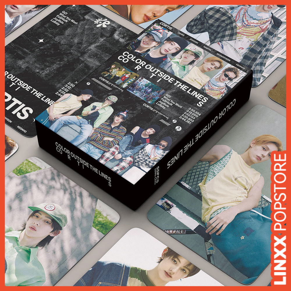 LINXX 55 CÁI CORTIS Bộ Lomo Cards cho Album thứ 1 của Kpop Phiên bản mới Nhóm nhạc nữ Hàn Quốc Bộ sưu tập người hâm mộ Thẻ Hàng hóa Quà tặng ngày lễ cho người hâm mộ Văn hóa Thẻ sưu tập