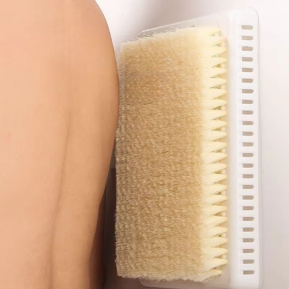 Bàn chải tắm chà lưng đơn giản, dụng cụ massage chống trượt, tự dính tường bền bỉ, massage lưng cho nam nữ