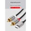 Cáp thính giác Yoo Plugs Play Type C sang 2RCA Không cần trình điều khiển để cài đặt dễ dàng
