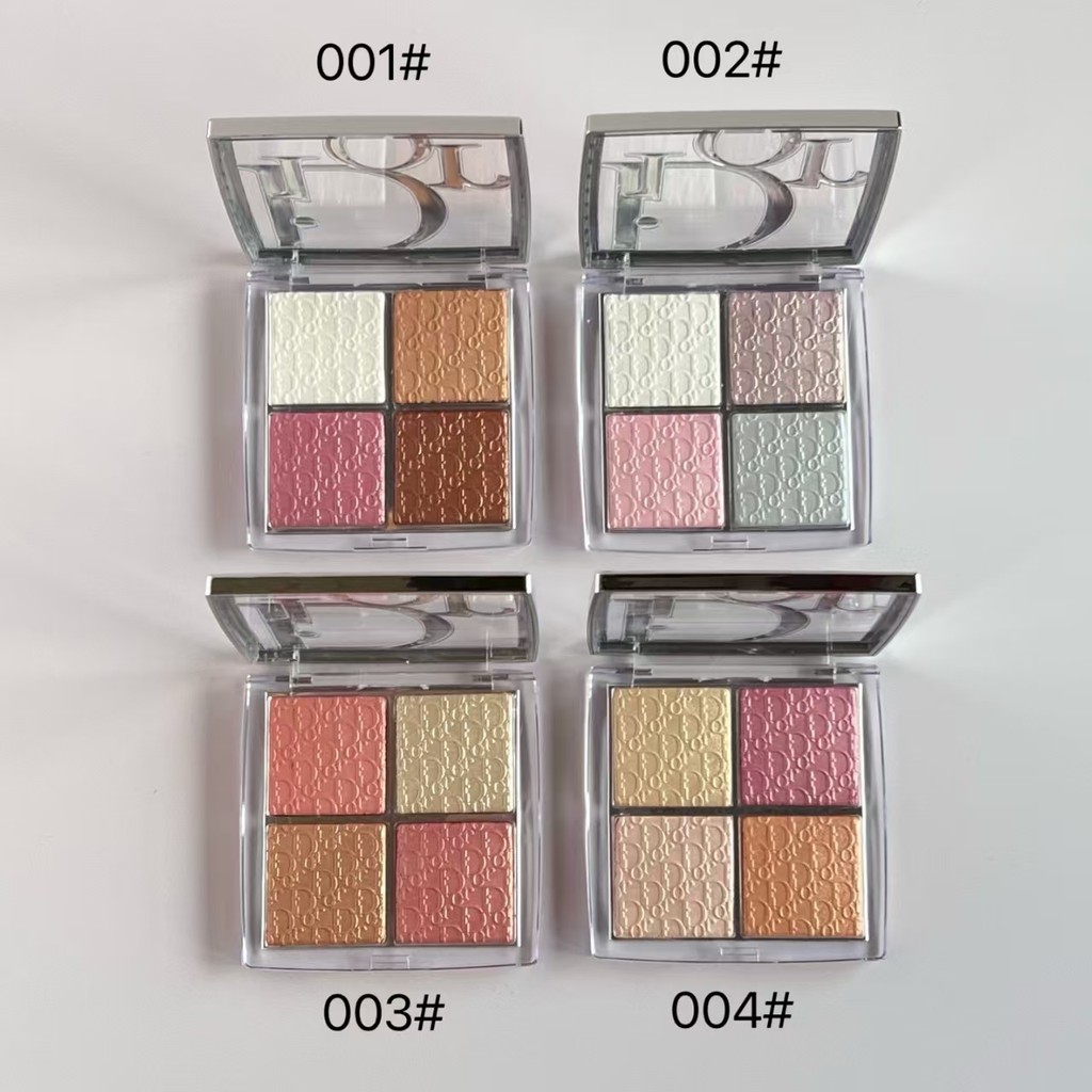 Yolo ❤Phiên bản mới Blush Highlight bốn màu#001爆闪天花板高颜值盘化妆品学生006#