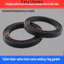 Ống bịt kín bồn cầu tích hợp, phụ kiện bồn nước bồn cầu, van xả, vòng cao su chống rò rỉ, van vào, ống cao su ra