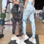 Quần Tập Yoga Cao Cấp Thắt Lưng-Dye Quần Thể Dục Nữ Mặc Ngoài Skinny Chạy Bộ Co Giãn Bụng Narrowing Đào