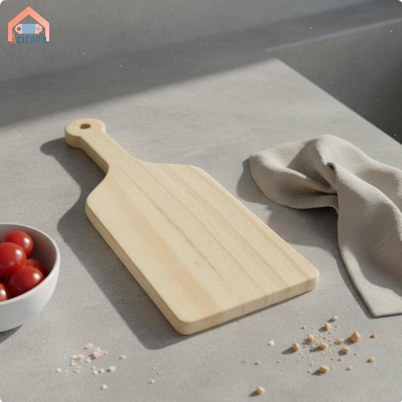 Thớt Gỗ Mini DIY Project Handle Slicing Board Đa Năng Mini Bằng Gỗ Phục Vụ Mái Chèo Cho Thủ Công, Bàn Ăn, Tiệc