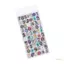 Exhila Retro Chữ Số Miếng Dán Cho Tạp Chí Notebook Planner Vỏ Điện Thoại Trang Trí