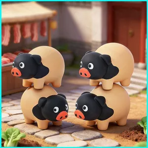 HK1 Đuổi Ngọc Heo Gavel Hình Im Lặng Nhân Vật Hành Động Dễ Thương Nhựa Trang Trí KH1