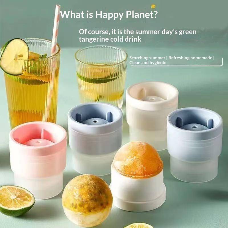 < WHPHous-t > 10 Chiếc Máy Làm Quả Bóng Đá Hình Cầu Tròn Silicon Lớn Khuôn Làm Đá Cho Cotail Nhà Bếp Thanh Tiệc Lạnh Đẹp