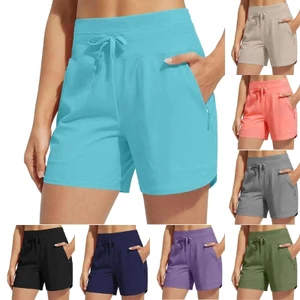 Bộ quần short vải lanh hai mảnh dành cho nữ BTF kỳ nghỉ cổ chữ V ngắn tay đi biển đồ ngủ cotton rộng rãi