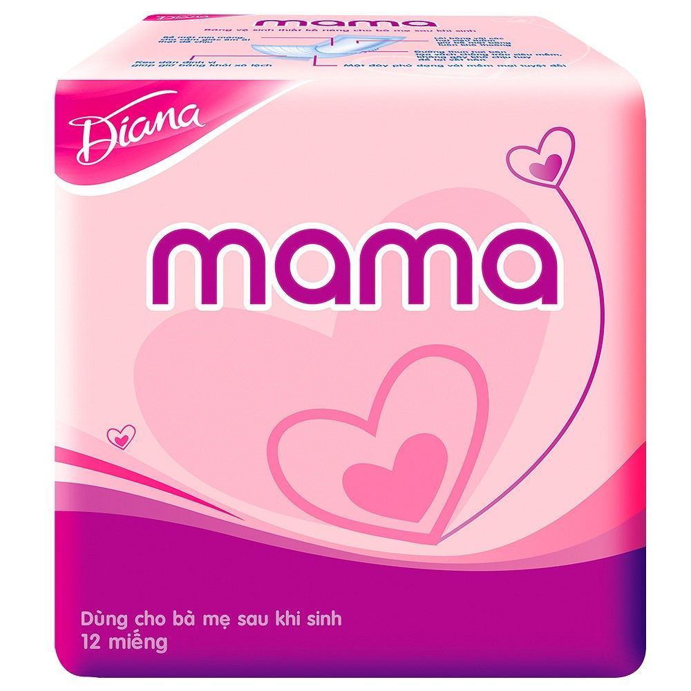 [MỚI] Băng Vệ Sinh Quần Diana Mama Dành Cho Mẹ Sau Sinh Chống Tràn 360 Độ, Thấm Hút Tuyệt Đối
