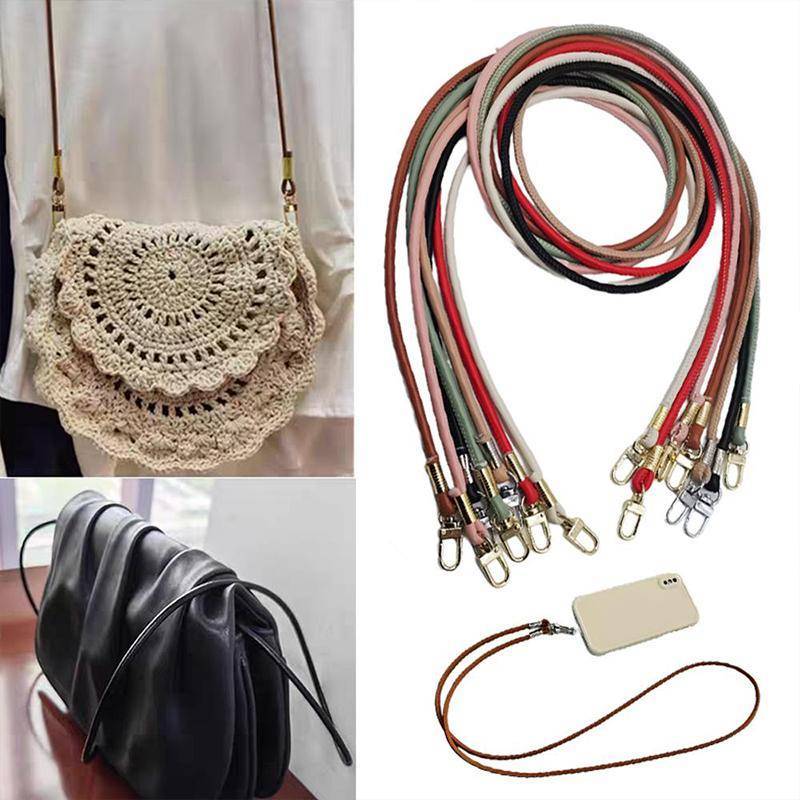 CANAMEK Dây đeo túi đeo chéo 120cm Thay thế vai bằng da PU có thể điều chỉnh cho túi xách và điện thoại di động Sử dụng đa năng cho du lịch CSF