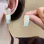 PNPIA- Bông Tai Acrylic Nhựa Kẹo Cho Mùa Hè Nhiều Màu Sắc Nhẹ Ngọt Ngào Trang Sức Thời Trang Cho Bé Gái Tiệc Hàng Ngày Thanh Niên