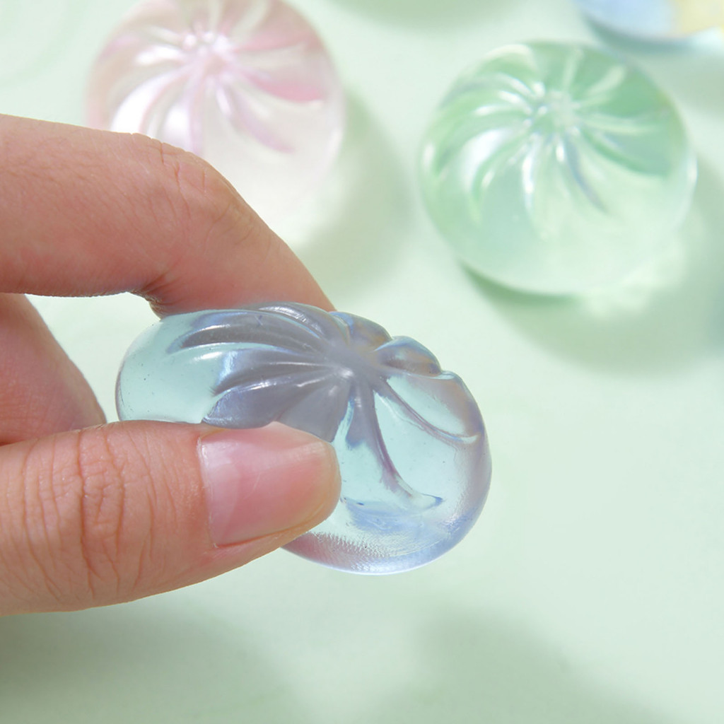 < Pluscloth > Đồ chơi bóp bánh bao giảm căng thẳng Bun hấp Mini trong suốt Bóng Fidget co giãn mềm Đồ chơi giảm căng thẳng giác quan ủng hộ bữa tiệc cho trẻ em Người lớn Đồ chơi căng thẳng bánh bao