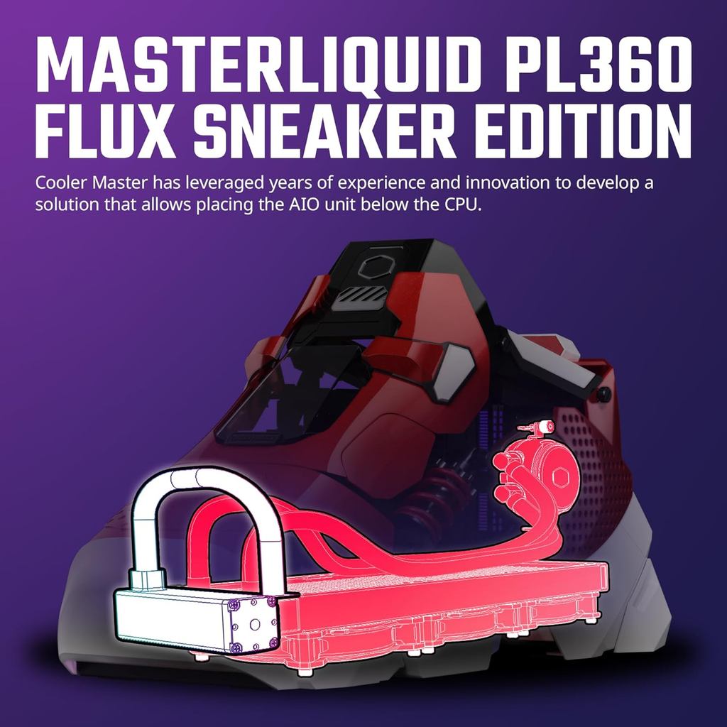 Case Máy Tính Cooler Master Sneaker X Mini-ITX – Kèm PSU 850W Gold và Tản Nhiệt Nước FLUX 360 | BigBuy360 - bigbuy360.vn