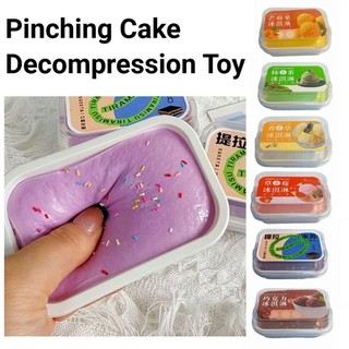 SENRTY Đồ chơi squishy bánh mì mô phỏng, bóp mềm phục hồi chậm, giảm căng thẳng 3D handmade, nhào nặn fidget