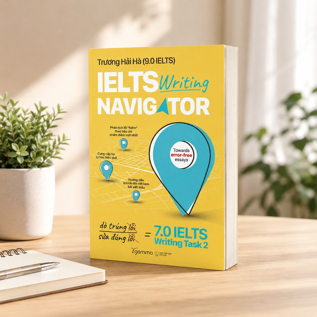 Sách: IELTS Writing Navigator - Cải thiện aim 7.0 IELTS Writing Task 2 - Trương Hải Hà (Gamma Books)