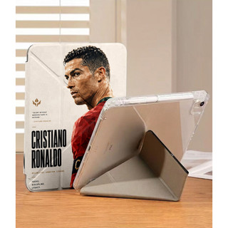 Ốp Lưng Cristiano Ronaldo cho iPad A16 Air 4/5/6/7/8 Pro 11 12.9 C Ronaldo Y-fold iPad Gen 12 11 10 9 8 7 6 5 Mini6/7