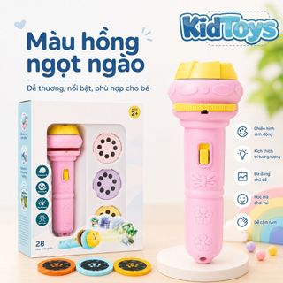 Đồ Chơi Đèn Pin Chiếu Hình KidToys 80 Hình - Hình Ảnh Sinh Động Cho Bé Khám Phá