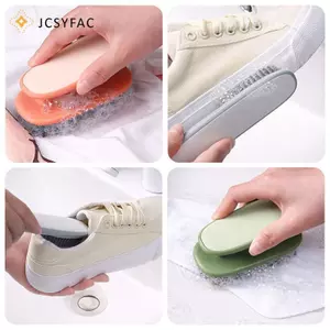 JCSYFAC Tay Cầm Dài Bàn Chải Lông Mềm Vệ Sinh Gia Đình Đa Năng Cho Giày Giặt Ngói Hiệu Quả Giặt Mới