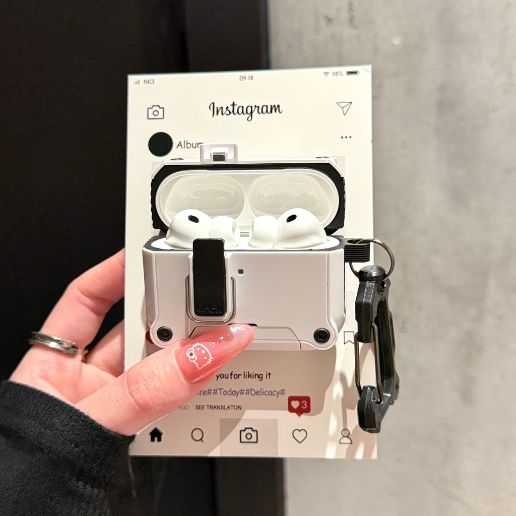 Hộp bảo vệ tai nghe được nâng cấp mới Hộp bảo vệ tai nghe tương thích với AirPods 5 4 Pro 3 2 | BigBuy360 - bigbuy360.vn