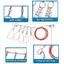 Fish Lo Bule Có Cuộn Dây Thép Không Gỉ 5 Miếng Phao Câu Cá Bộ Điều Khiển Kẹp Thiết Bị Câu Cá Ngoài Trời Mới