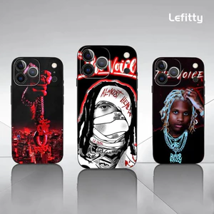 TP-1 Rapper L-Lil Durk Ốp Lưng Điện Thoại IPhone 17 16 15 14 13 12 11 Pro Max Plus Mini Đen Mờ Vỏ Mềm Funda