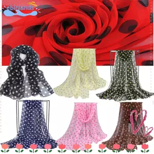 EBINLANDS Khăn Lụa Khăn Cổ Hijab Khăn Voan Khăn Đầu Mềm Tóc Khăn Cho Nữ Khăn Choàng