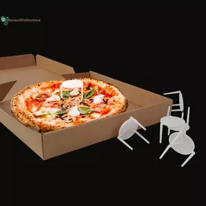 BeautifulHomeA 100 Chiếc Pizza Saver Đứng Nhựa Trắng Chân Máy Sta Cố Định Ra Pizza Hộp Giá Đỡ Nhà Bếp Nướng Phụ Kiện VN