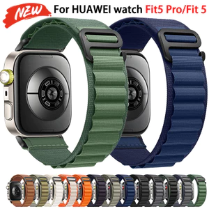 Dây đeo nylon vòng bện tương thích với vòng đeo tay thể thao Huawei Watch Fit 5 Pro / Fit 5 cho Huawei Watch / Fit 4 / Fit 4 Pro / fit 3 dây đeo đồng hồ