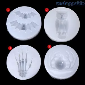Unstop * Bông Tai Halloween Bông Tai Dơi Khuôn Đồng Hồ Tay Khuôn Silicon Trang Trí Nhà Cửa Khuôn Thích Hợp Cho Trang Sức Makin