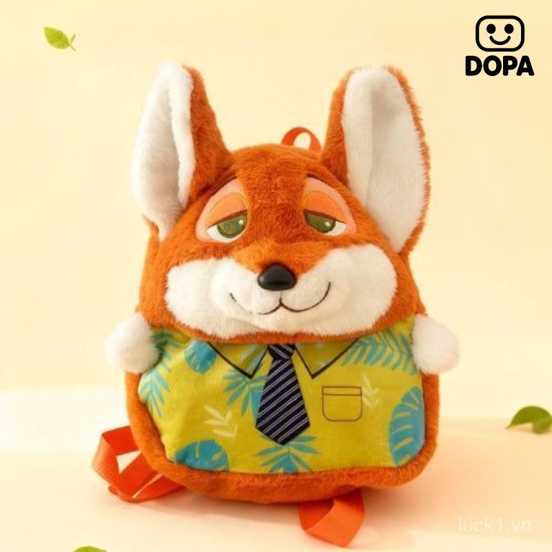 Bán chạy Crazy Animal City Phim hoạt hình Ba lô vui nhộn Giá trị cao Judy Nick Sang trọng Ba lô Anime Hàng hóa Quà tặng