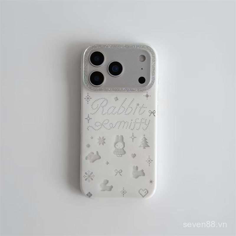 Ốp Điện Thoại Thích Hợp Cho iPhone 11 12 13 14 15 16 17 Pro max Plus Air Winter Christmas Miffy Rabbit Vỏ Bảo Vệ Chống Sốc Bao Gồm Tất Cả B8PP