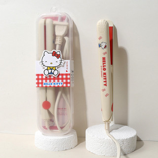 Hello Kitty Mini Thẳng Uốn Sắt Ký Túc Xá Công Suất Thấp Nổ Nẹp Uốn Thẳng Thiết Bị Tạo Kiểu Nhanh Sử Dụng Kép XMJT