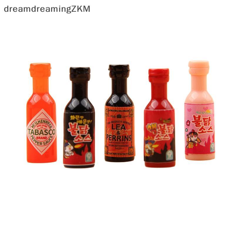 [dreamdreaming] 10 Chiếc Nhà Búp Bê Thu Nhỏ Gia Vị Nhà Bếp Thổ Nhĩ Kỳ Mẫu Nước Sốt Mì Cho Phụ Kiện Nhà Búp Bê Trang Trí [zkm]