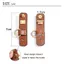 Khóa chuyển đổi GUSTAVA, Sửa đổi Dây đeo vai bằng da thay thế, Khóa treo chuyển đổi DIY không đục lỗ thời trang cho phụ kiện túi Longchamp