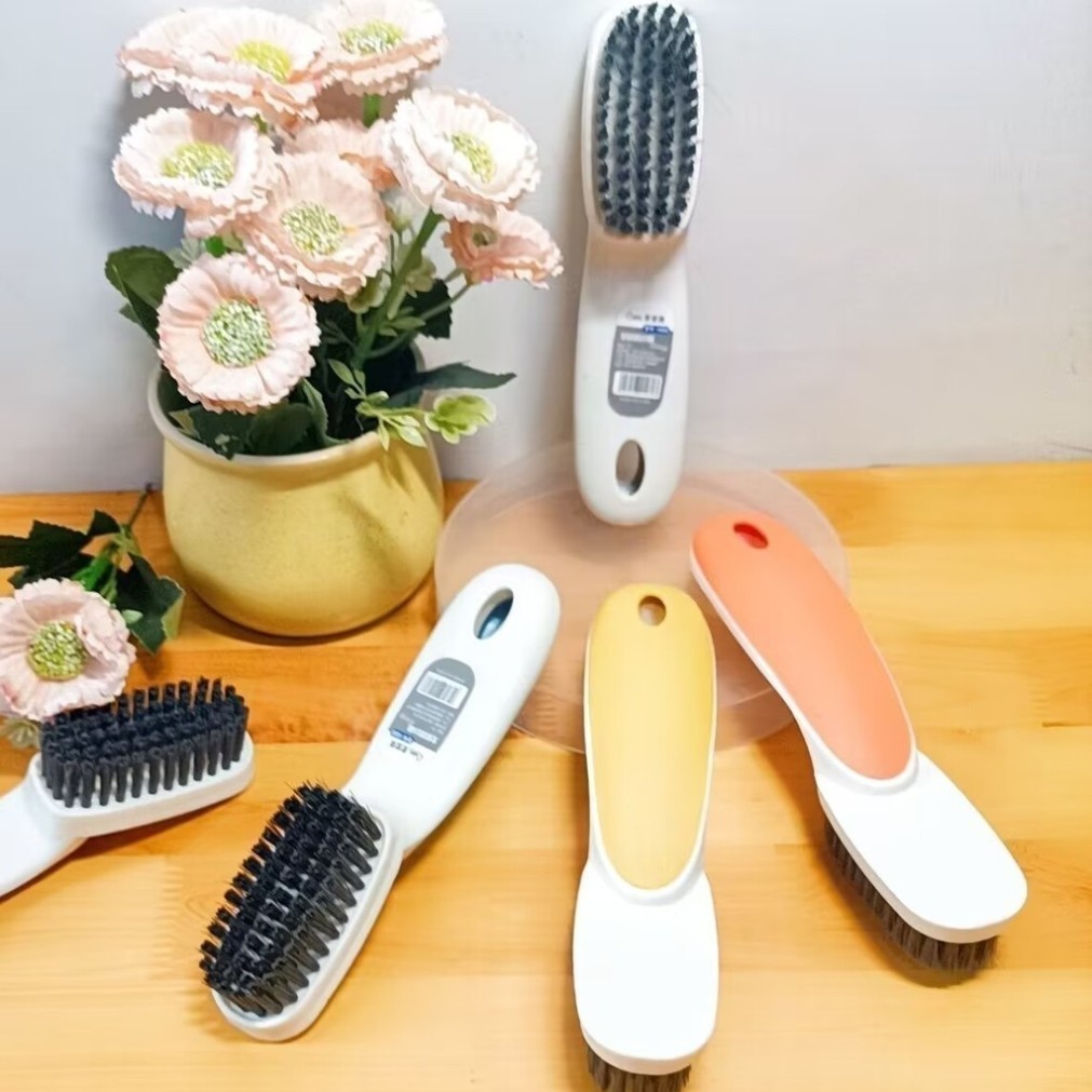 Combo 3 cái Bàn chải chà giày mini, cây cọ giày đa năng cầm tay nhỏ gọn